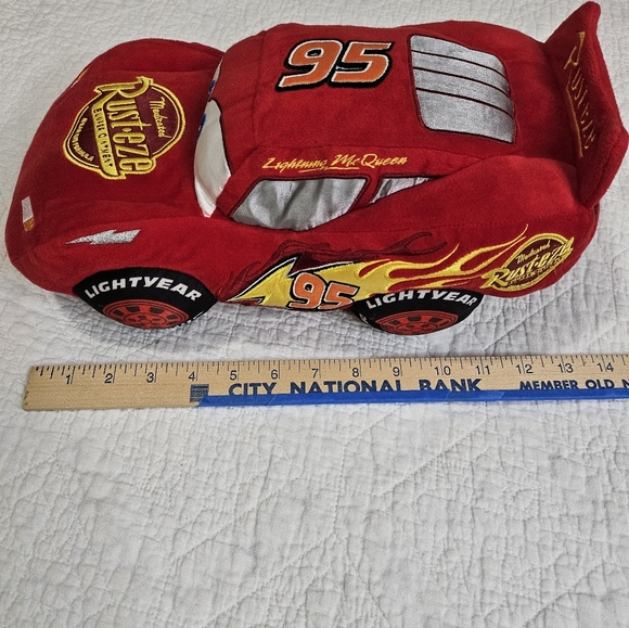 Disney Red Lightning McQueen Plush Pillow - Picture 4 of 5